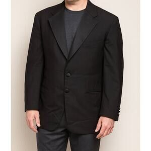 Canali Men's Wool Mohair Tuxedo Jacket Silk Lapel 2-Button Size 48 XL